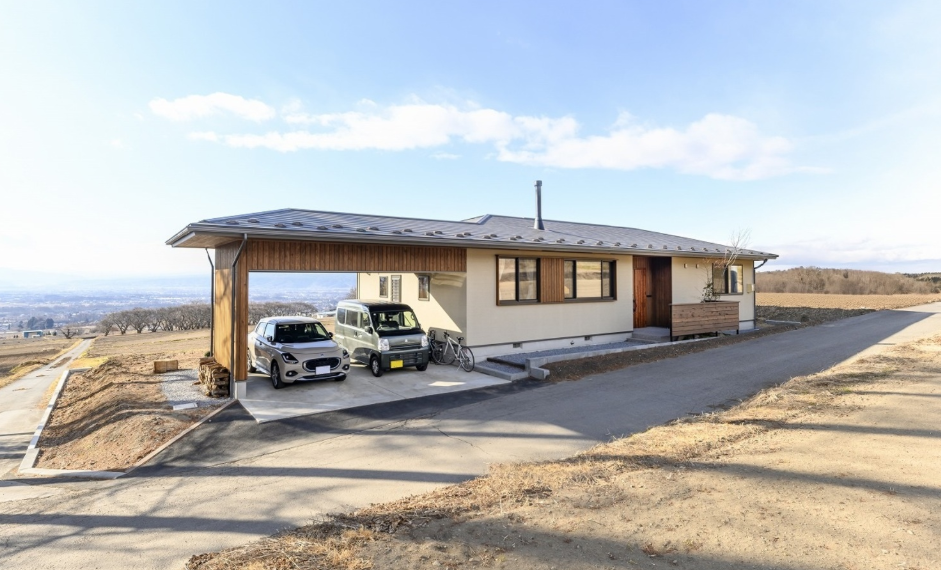 見晴らしの家＿八ヶ岳と浅間山を望む平屋
